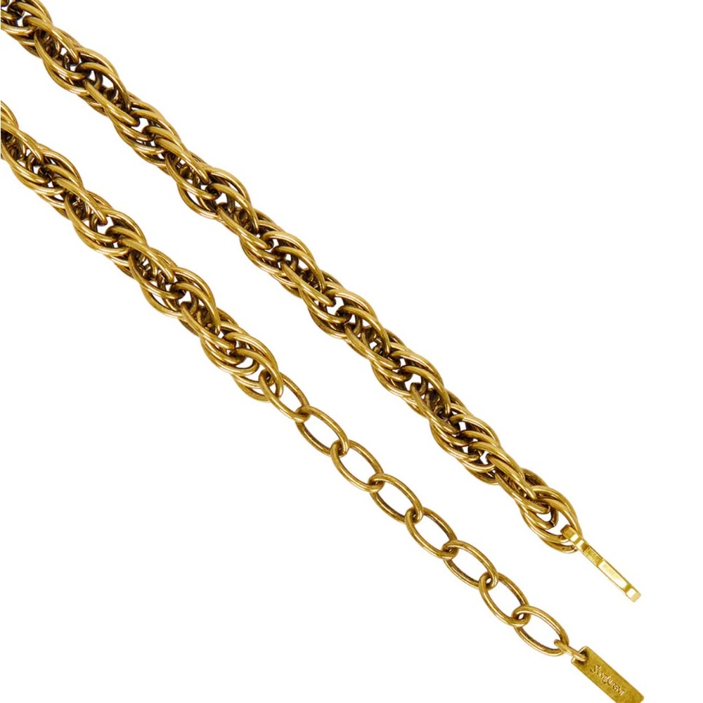 Saint Laurent Women’s Goldtone Chain Belt New W/ Tags - Picture 7 of 10